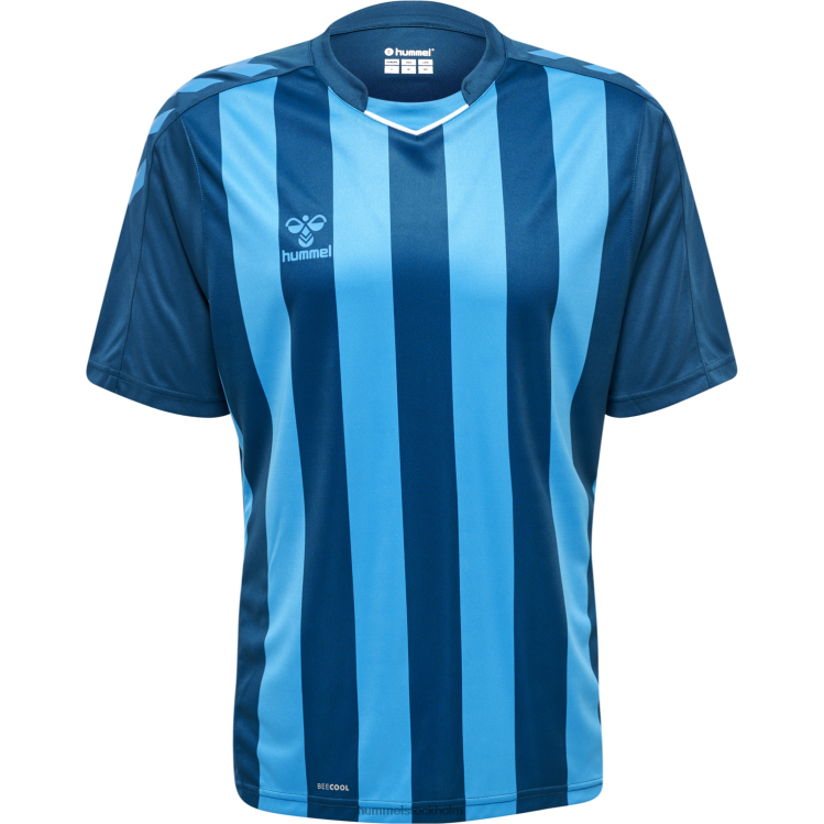 se Hummel män hmlcore xk randig tröja s/s LL40V458 \"kortärmad tröja\"