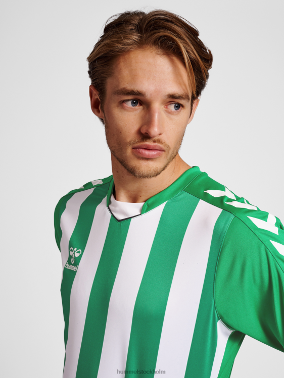 se Hummel män hmlcore xk randig tröja s/s LL40V480 \"kortärmad tröja\"