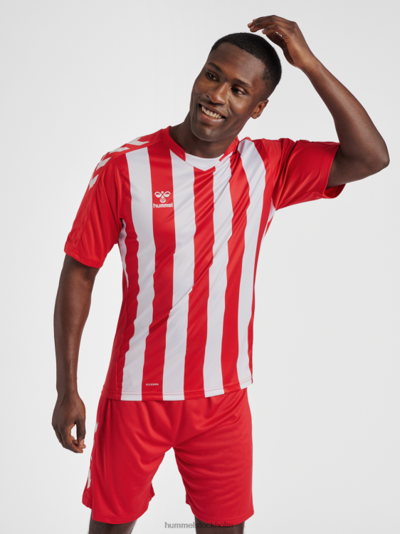 se Hummel män hmlcore xk randig tröja s/s LL40V513 "kortärmad tröja"