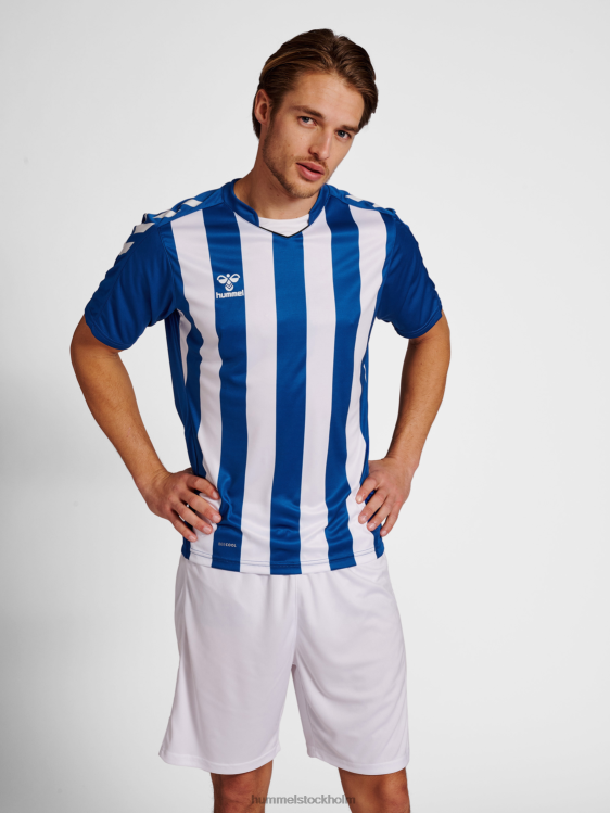se Hummel män hmlcore xk randig tröja s/s LL40V525 "kortärmad tröja"