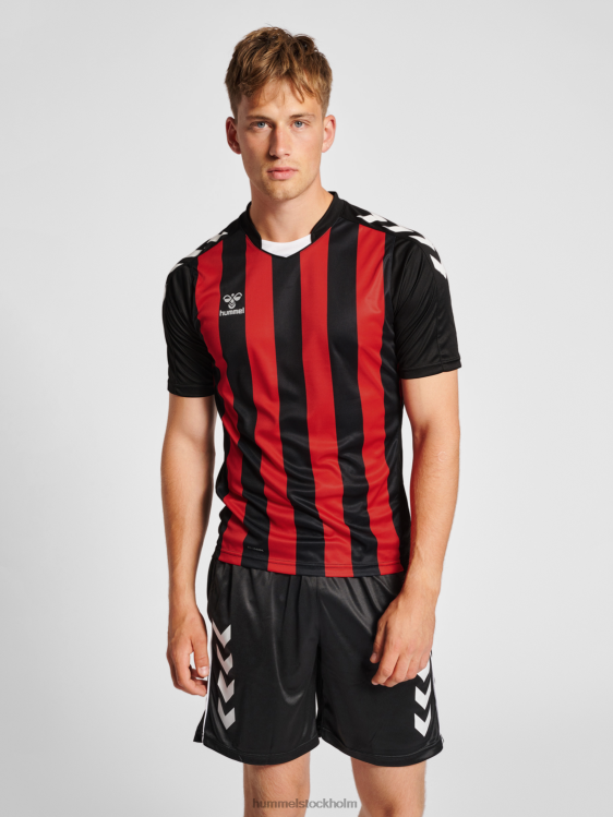 se Hummel män hmlcore xk randig tröja s/s LL40V536 "kortärmad tröja"