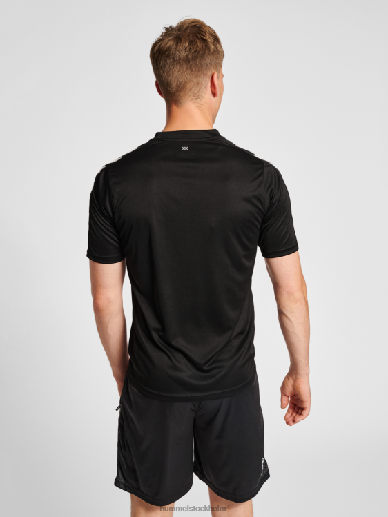se Hummel män hmlcore xk randig tröja s/s LL40V536 \"kortärmad tröja\"
