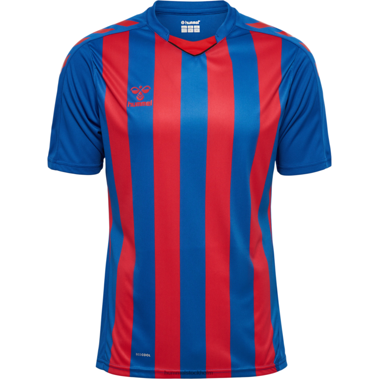 se Hummel män hmlcore xk randig tröja s/s LL40V567 \"kortärmad tröja\"