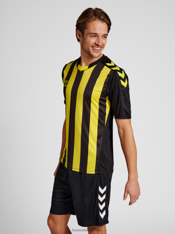 se Hummel män hmlcore xk randig tröja s/s LL40V571 "kortärmad tröja"