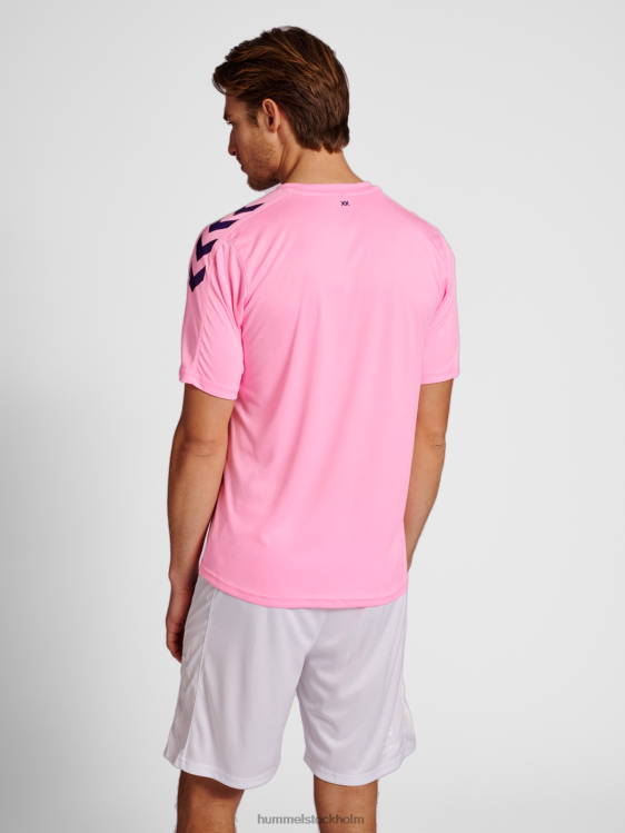 se Hummel män hmlcore xk randig tröja s/s LL40V582 \"kortärmad tröja\"