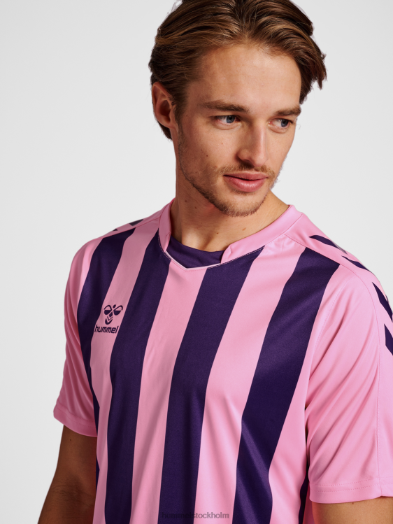 se Hummel män hmlcore xk randig tröja s/s LL40V582 \"kortärmad tröja\"