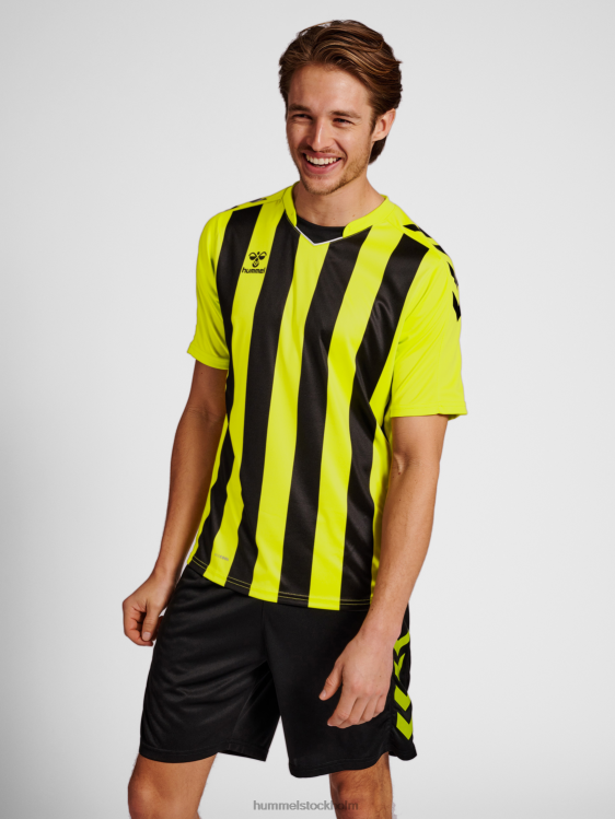 se Hummel män hmlcore xk randig tröja s/s LL40V594 "kortärmad tröja"