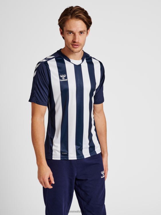 se Hummel män hmlcore xk randig tröja s/s LL40V609 "kortärmad tröja"