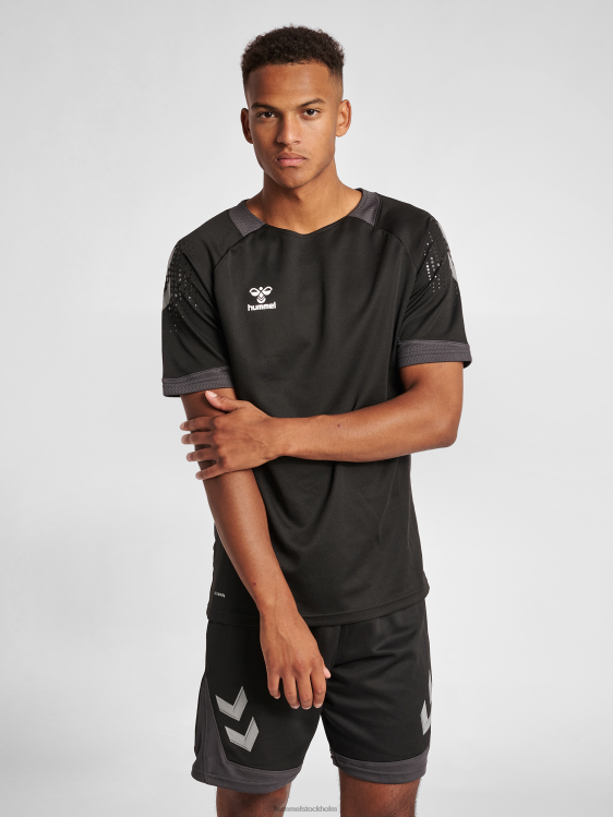 se Hummel män hmllead s/s poly jersey LL40V1210 "träningströja"