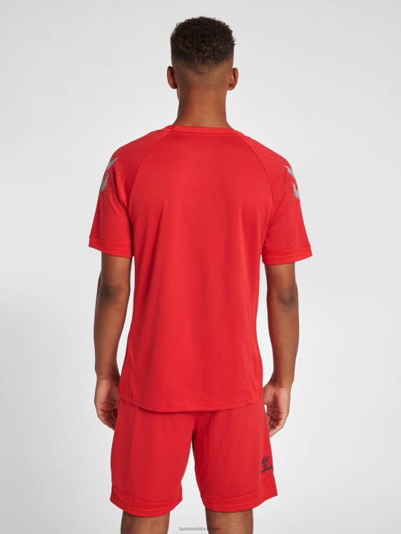 se Hummel män hmllead s/s poly jersey LL40V1223 \"träningströja\"