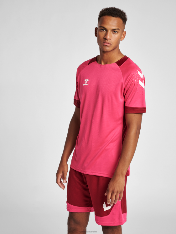 se Hummel män hmllead s/s poly jersey LL40V1235 "träningströja"