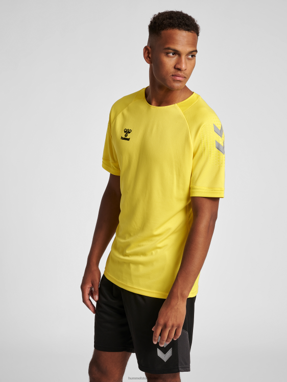 se Hummel män hmllead s/s poly jersey LL40V1282 "träningströja"