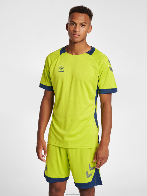 se Hummel män hmllead s/s poly jersey LL40V1299 "träningströja"