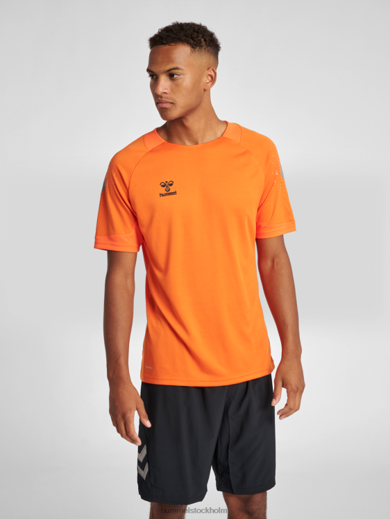 se Hummel män hmllead s/s poly jersey LL40V1306 "träningströja"