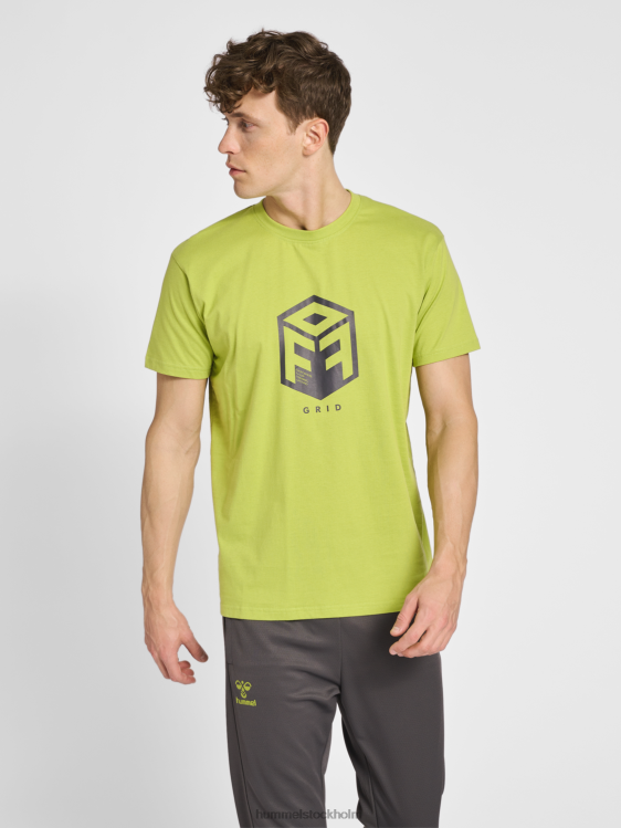 se Hummel män hmloffgrid bomullsjersey s/s LL40V353 "kortärmad tröja"