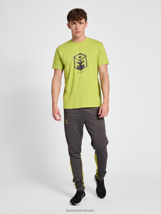 se Hummel män hmloffgrid bomullsjersey s/s LL40V353 \"kortärmad tröja\"