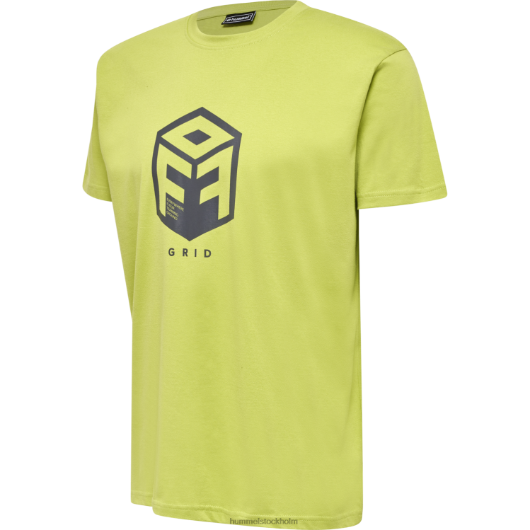 se Hummel män hmloffgrid bomullsjersey s/s LL40V353 \"kortärmad tröja\"