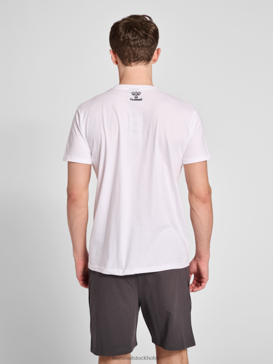 se Hummel män hmloffgrid bomullsjersey s/s LL40V714 \"kortärmad tröja\"