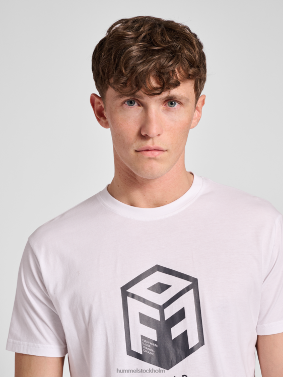 se Hummel män hmloffgrid bomullsjersey s/s LL40V714 \"kortärmad tröja\"