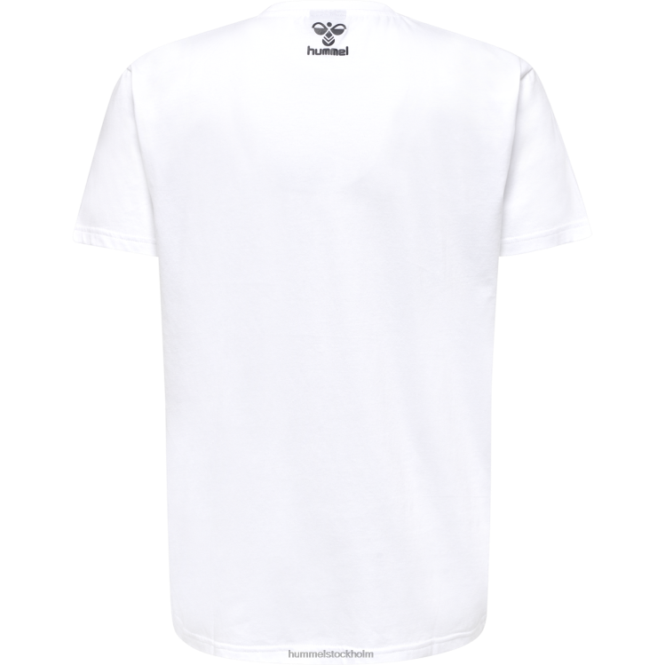 se Hummel män hmloffgrid bomullsjersey s/s LL40V714 \"kortärmad tröja\"