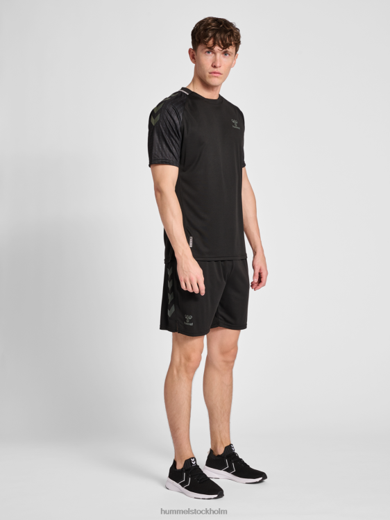 se Hummel män hmlongrid poly jersey s/s LL40V677 \"kortärmad tröja\"