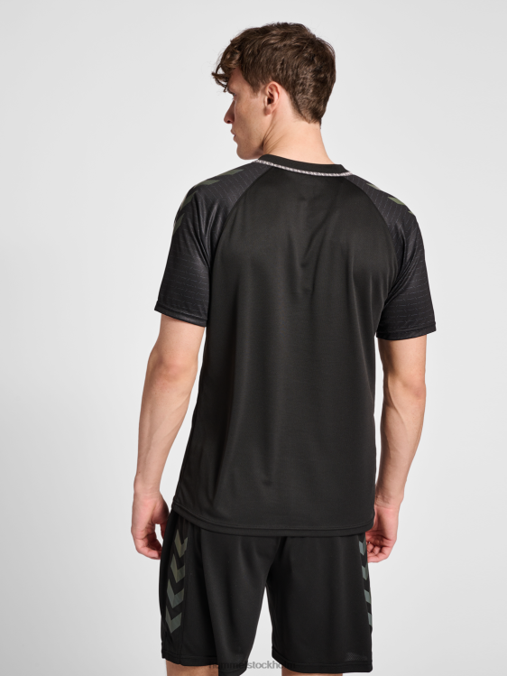 se Hummel män hmlongrid poly jersey s/s LL40V677 \"kortärmad tröja\"