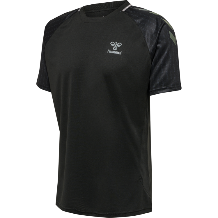 se Hummel män hmlongrid poly jersey s/s LL40V677 \"kortärmad tröja\"