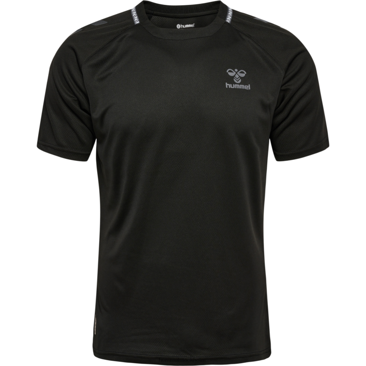 se Hummel män hmlongrid poly jersey s/s LL40V677 \"kortärmad tröja\"