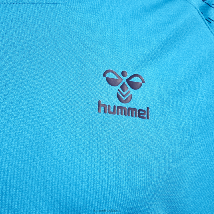 se Hummel män hmlongrid poly jersey s/s LL40V815 \"kortärmad tröja\"