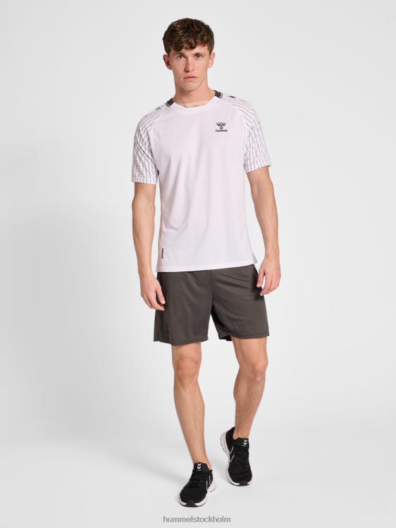 se Hummel män hmlongrid poly jersey s/s LL40V905 \"kortärmad tröja\"
