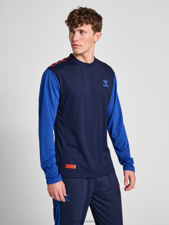 se Hummel män hmlpro grid speltröja l/s LL40V250 "långärmad jerseytopp"