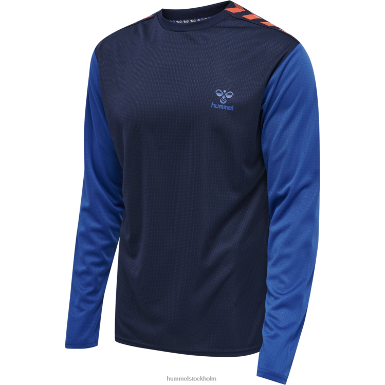 se Hummel män hmlpro grid speltröja l/s LL40V250 \"långärmad jerseytopp\"