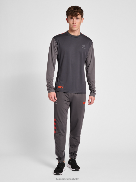 se Hummel män hmlpro grid speltröja l/s LL40V251 \"långärmad jerseytopp\"