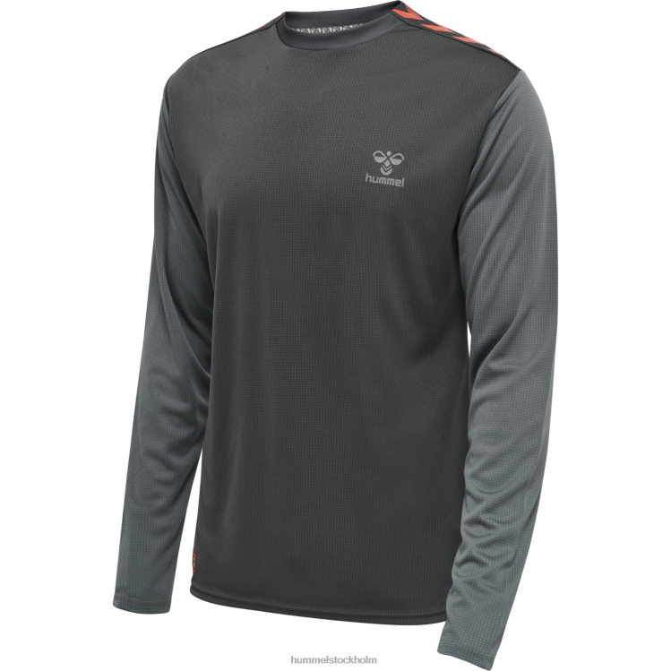 se Hummel män hmlpro grid speltröja l/s LL40V251 \"långärmad jerseytopp\"