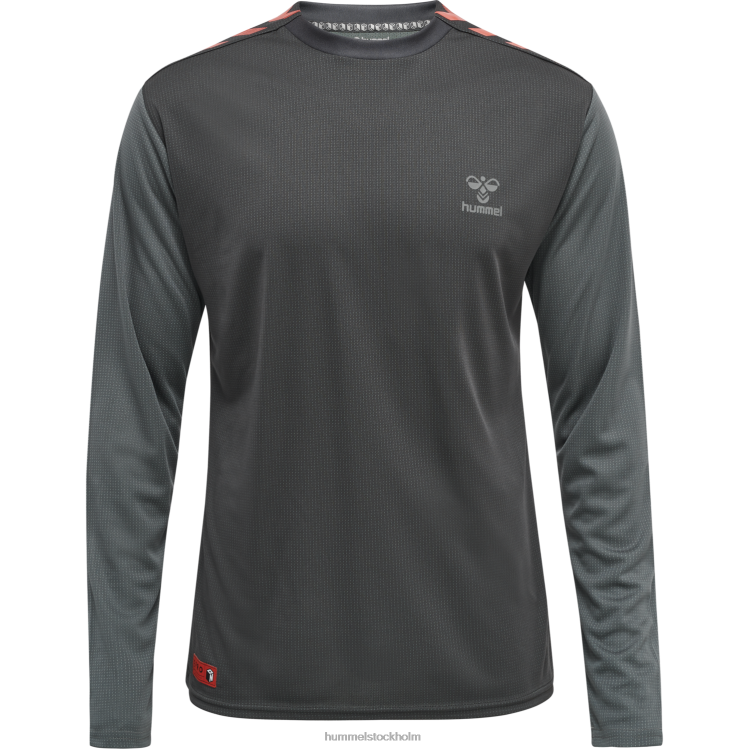 se Hummel män hmlpro grid speltröja l/s LL40V251 \"långärmad jerseytopp\"
