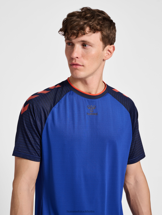 se Hummel män hmlpro grid speltröja s/s LL40V507 \"kortärmad jersey topp\"