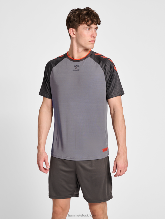 se Hummel män hmlpro grid speltröja s/s LL40V535 "kortärmad jersey topp"