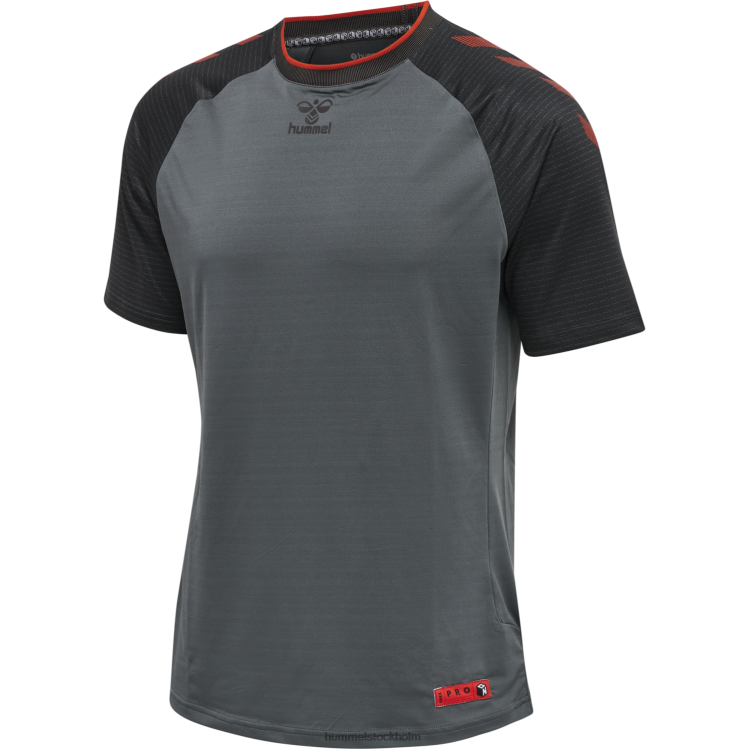 se Hummel män hmlpro grid speltröja s/s LL40V535 \"kortärmad jersey topp\"