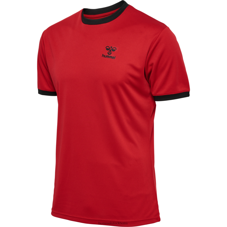 se Hummel män hmlq4 poly jersey s/s LL40V341 "jersey"