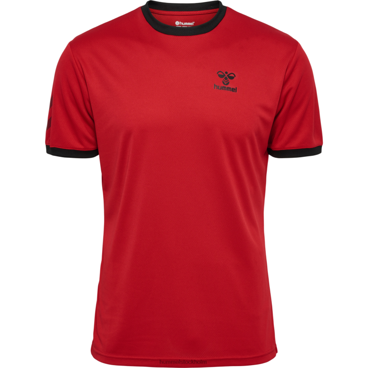 se Hummel män hmlq4 poly jersey s/s LL40V341 \"jersey\"