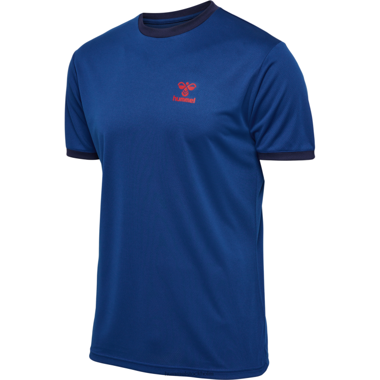 se Hummel män hmlq4 poly jersey s/s LL40V844 "jersey"