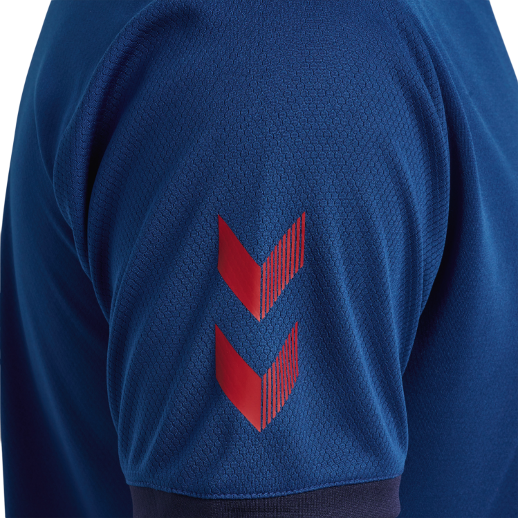 se Hummel män hmlq4 poly jersey s/s LL40V844 \"jersey\"