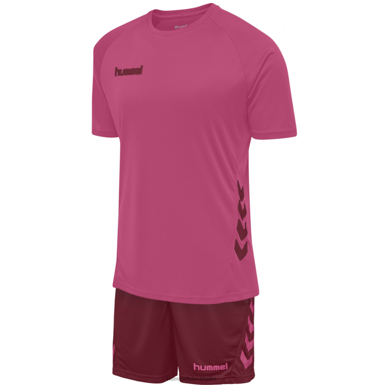 se Hummel män hmlpromo duo set LL40V1110 "crew t-shirt & shorts set"