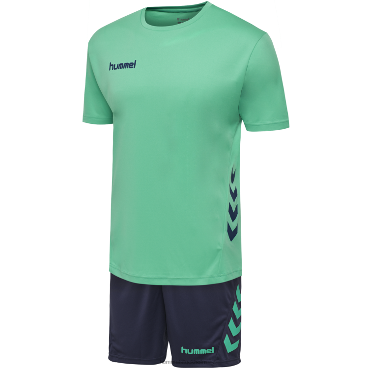 se Hummel män hmlpromo duo set LL40V763 "crew t-shirt & shorts set"
