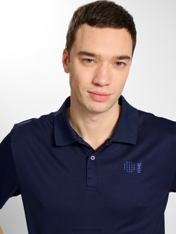 se Hummel män hmlcourt polo s/s LL40V136 \"sport pikétröja\"