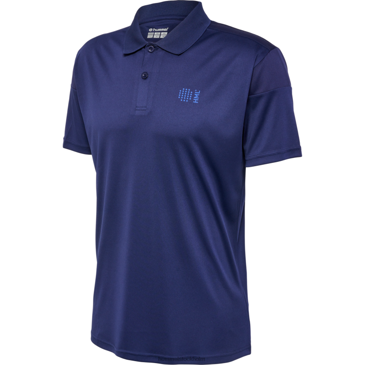 se Hummel män hmlcourt polo s/s LL40V136 \"sport pikétröja\"
