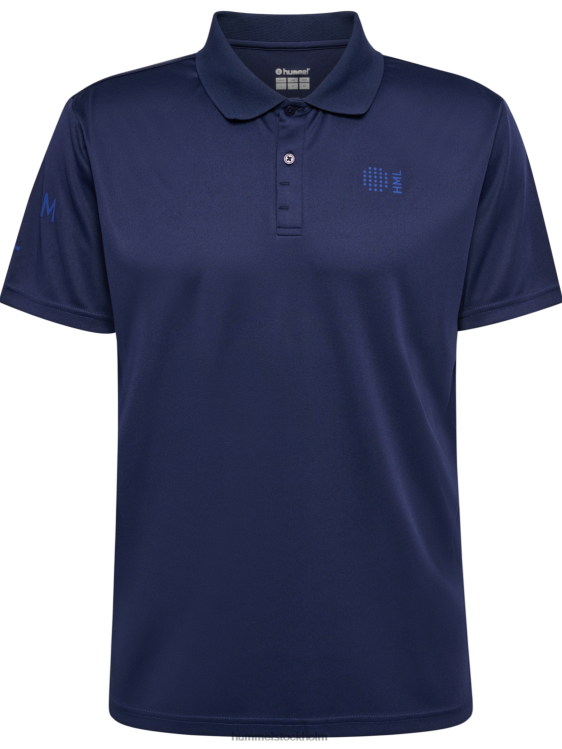 se Hummel män hmlcourt polo s/s LL40V136 \"sport pikétröja\"