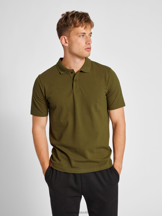 se Hummel män hmlröd stretch pikétröja LL40V415 "polotröja"