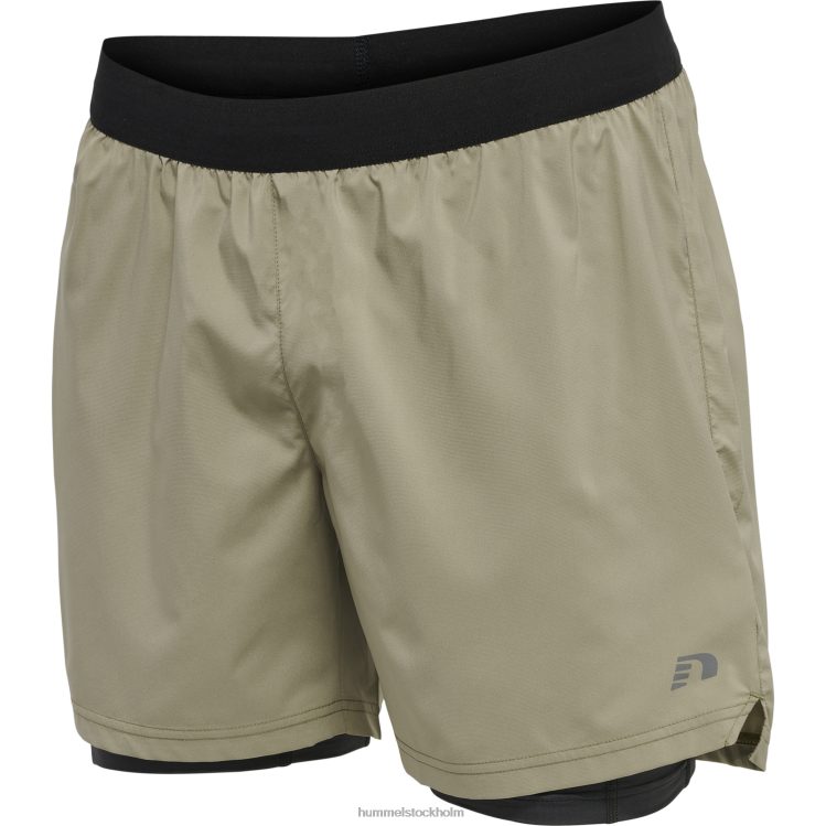 se Hummel män 2-i-1 löparshorts LL40V568 \"2-i-1 löparshorts\"
