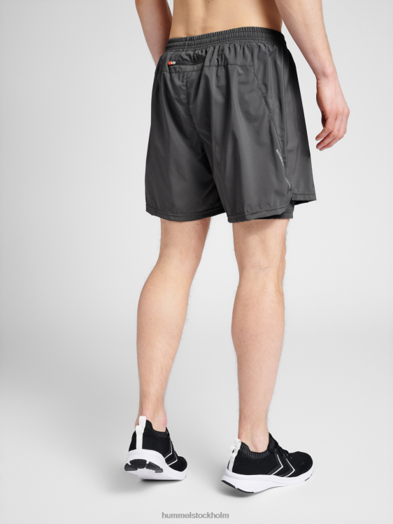 se Hummel män 2-i-1 löparshorts LL40V715 \"2-i-1 löparshorts\"